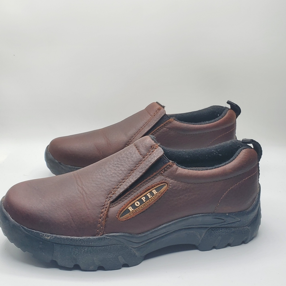 Roper performance leather slipon shoes size 7 - Picture 12 of 12